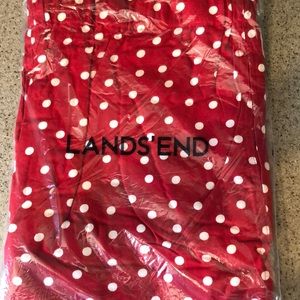 Brand Lands End polka dot pajama bottoms